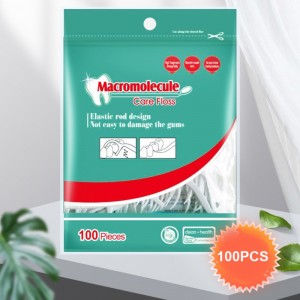 100 stks tas Hoge kwaliteit Dental Floss Fabrikant Dental Pick Floss voor volwassenen Dental Floss